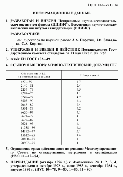 ГОСТ 102-75, страница 15