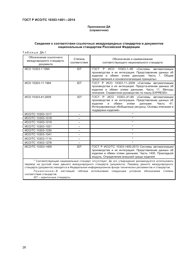 ГОСТ Р ИСО/ТС 10303-1401-2014, страница 30