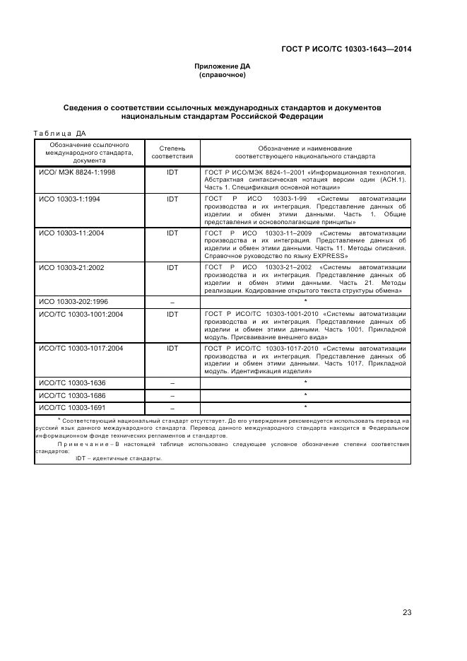 ГОСТ Р ИСО/ТС 10303-1643-2014, страница 27