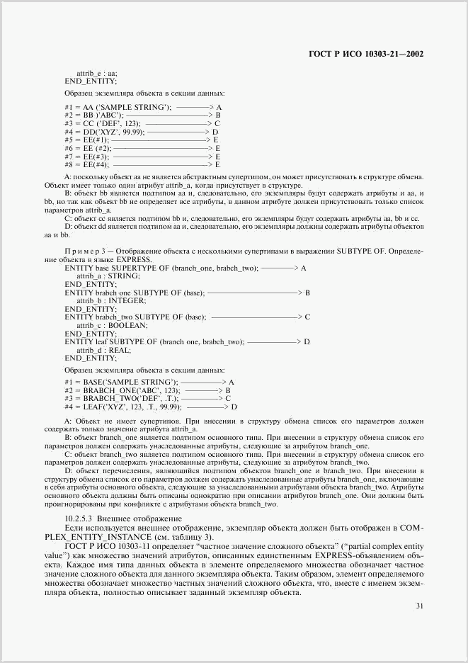 ГОСТ Р ИСО 10303-21-2002, страница 36