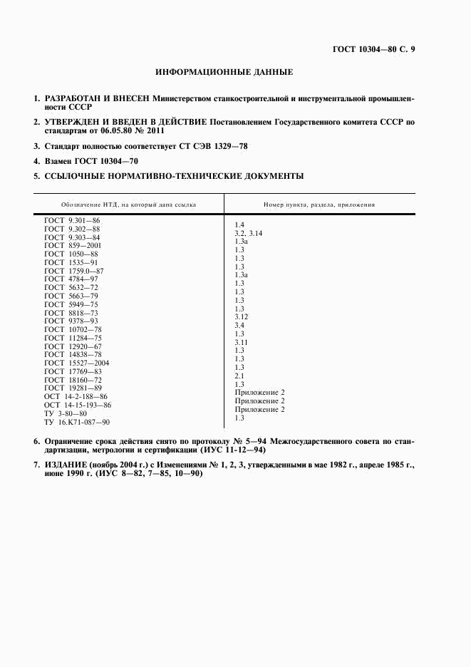 ГОСТ 10304-80, страница 10