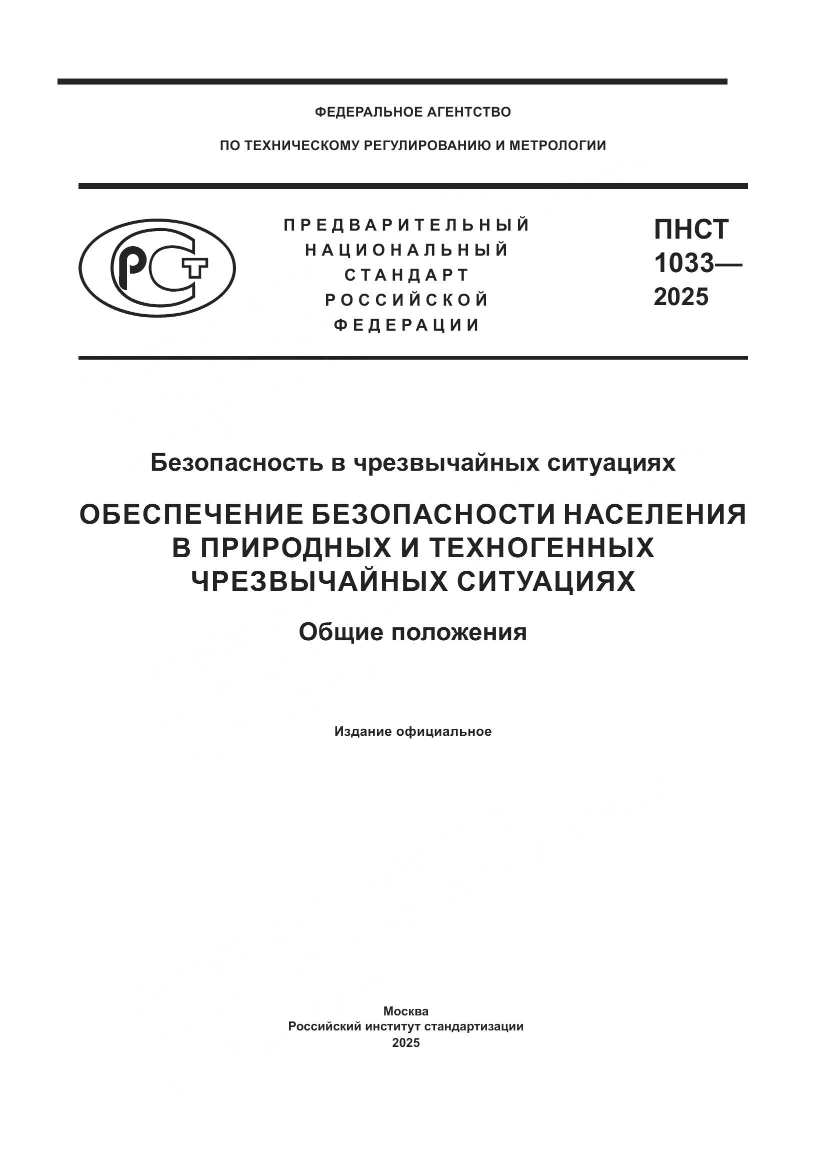 ПНСТ 1033-2025, страница 1