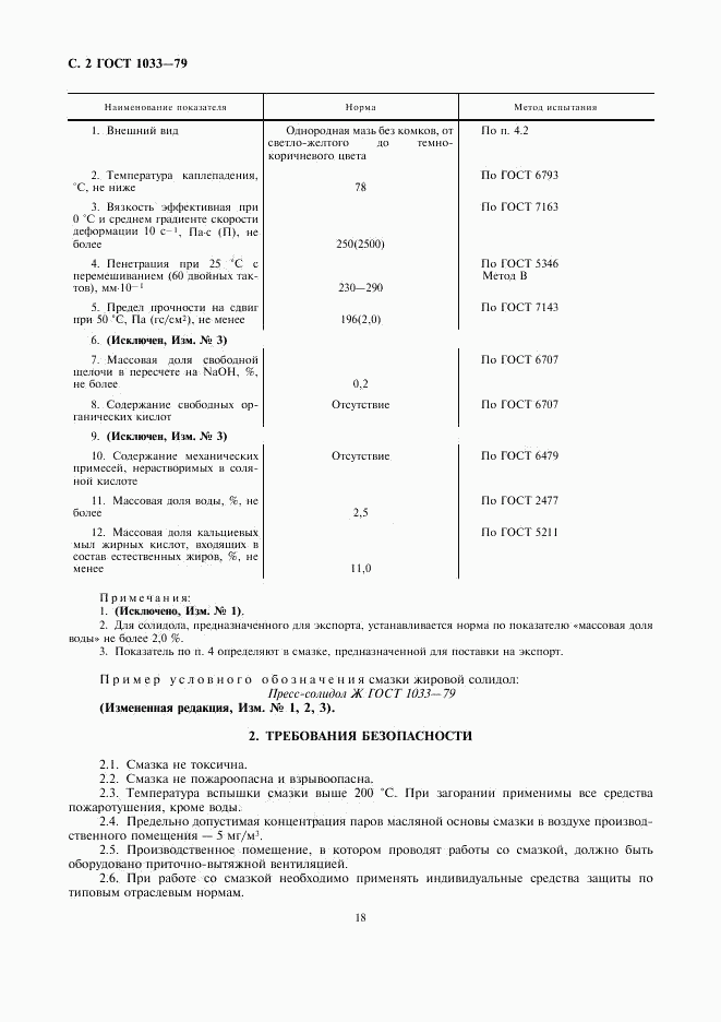 ГОСТ 1033-79, страница 2