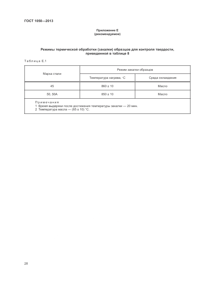 ГОСТ 1050-2013, страница 32
