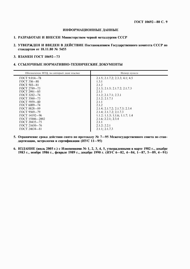 ГОСТ 10692-80, страница 10