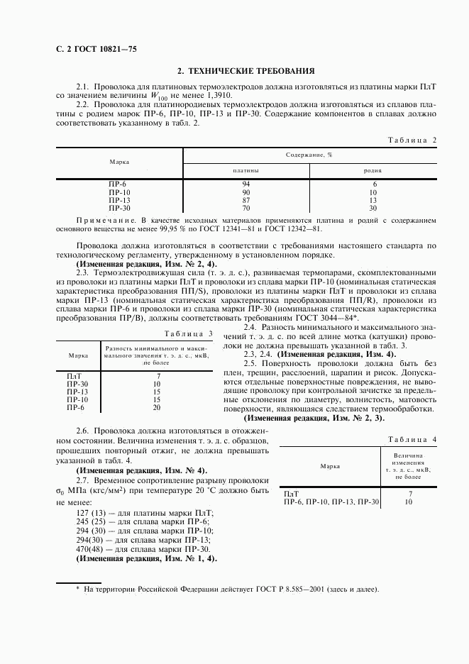 ГОСТ 10821-75, страница 4