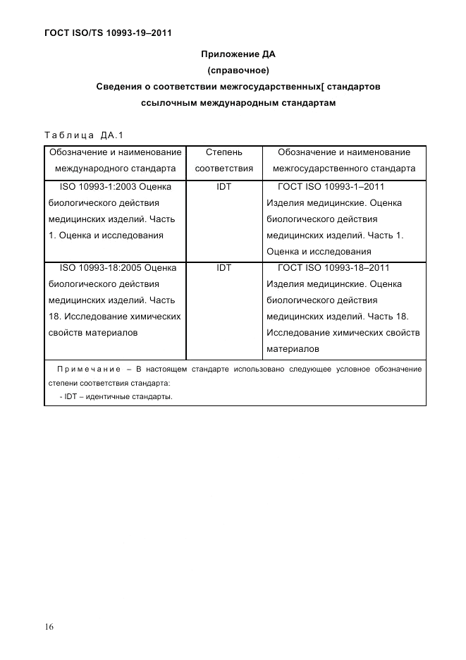 ГОСТ ISO/TS 10993-19-2011, страница 20