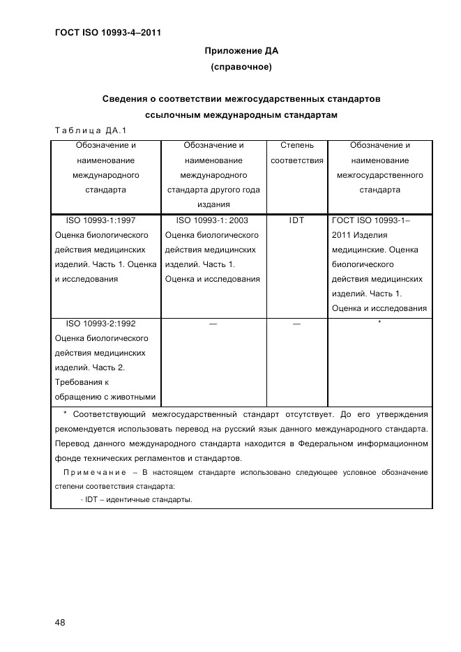 ГОСТ ISO 10993-4-2011, страница 53