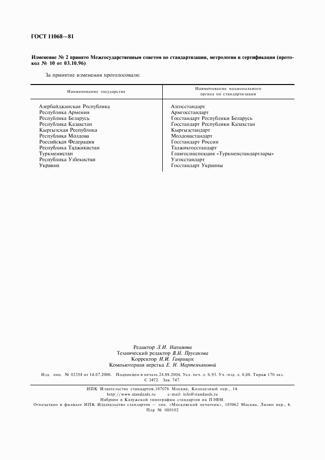 ГОСТ 11068-81, страница 2