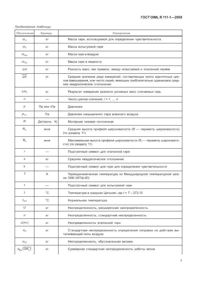 ГОСТ OIML R 111-1-2009, страница 12