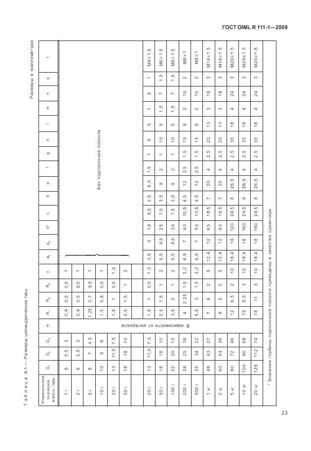 ГОСТ OIML R 111-1-2009, страница 28