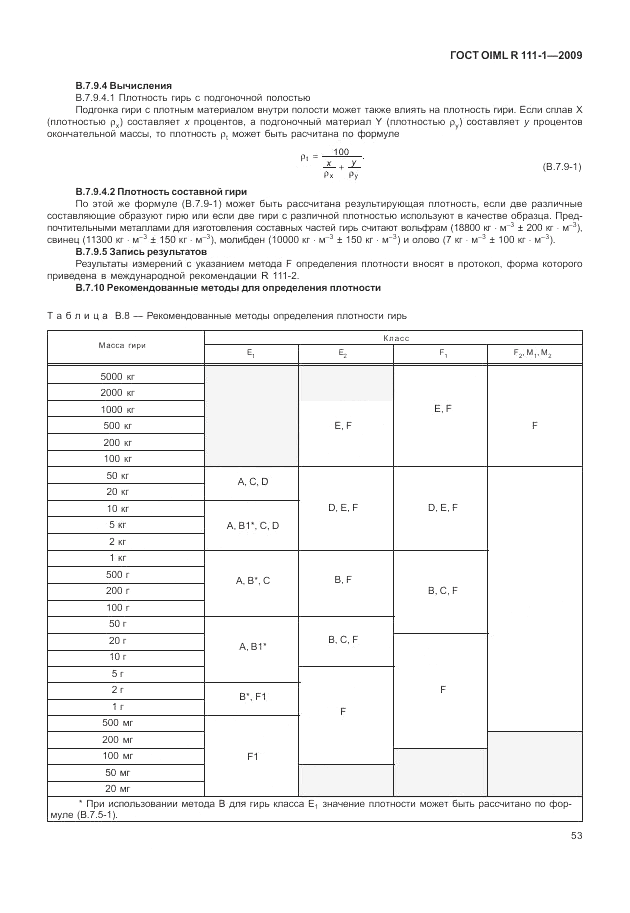 ГОСТ OIML R 111-1-2009, страница 58