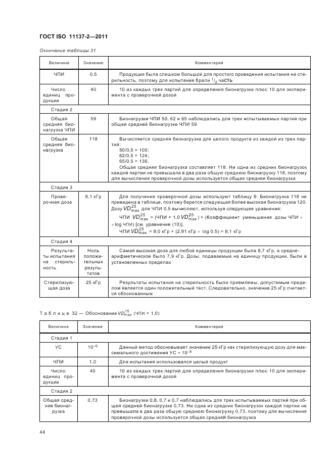 ГОСТ ISO 11137-2-2011, страница 50