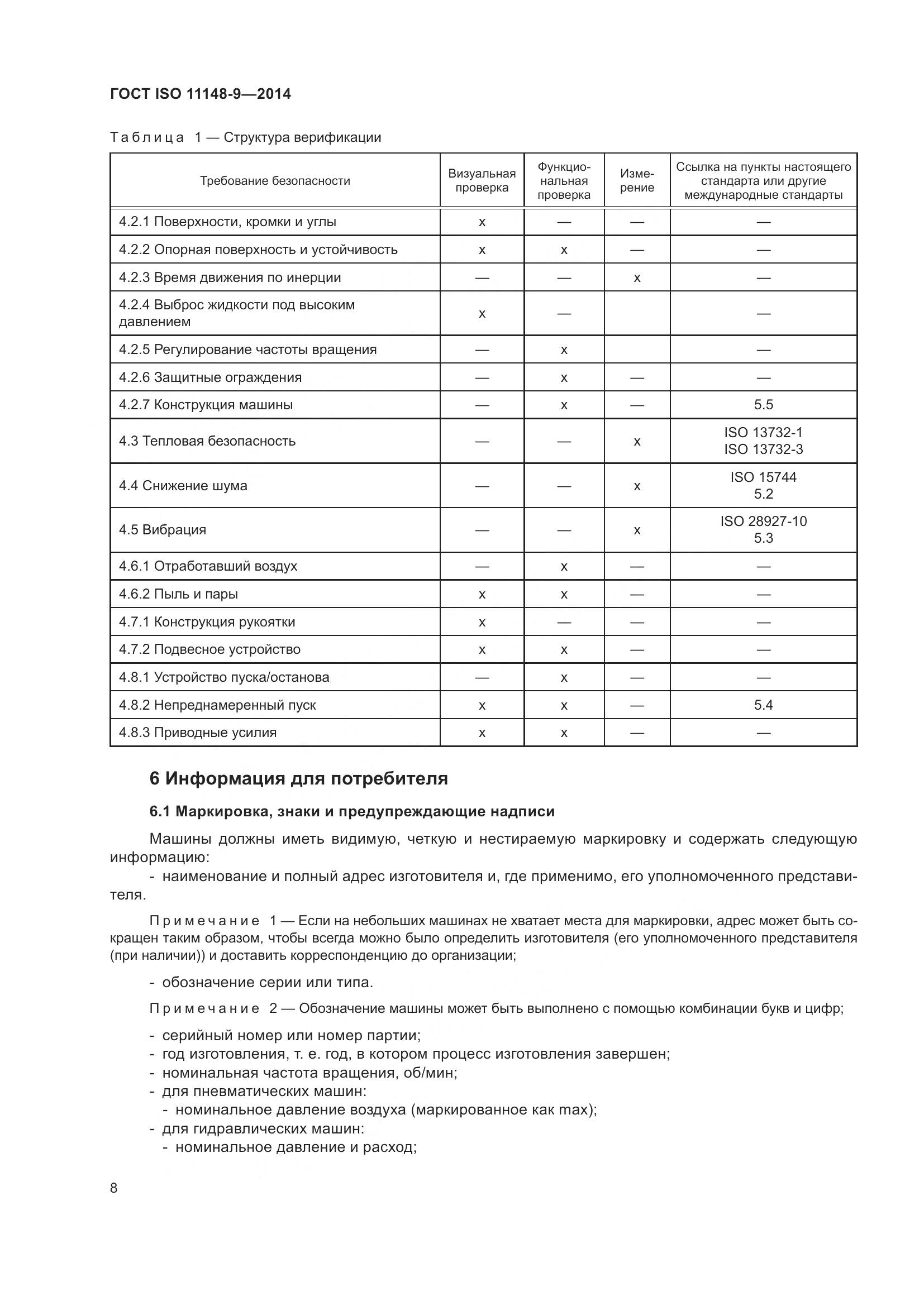 ГОСТ ISO 11148-9-2014, страница 14