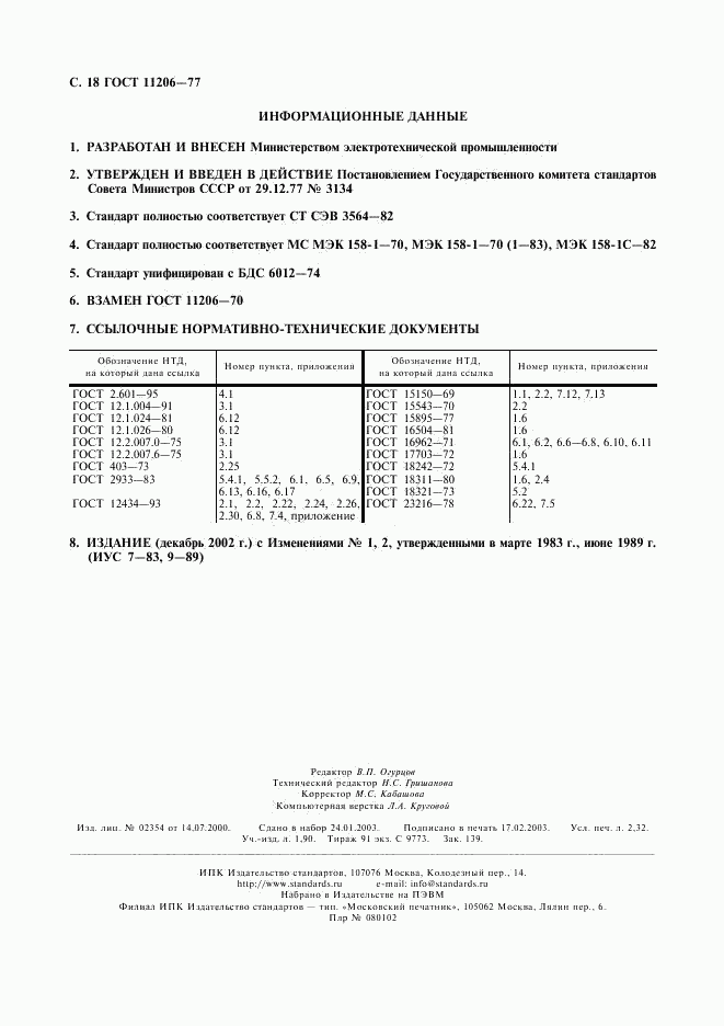 ГОСТ 11206-77, страница 19