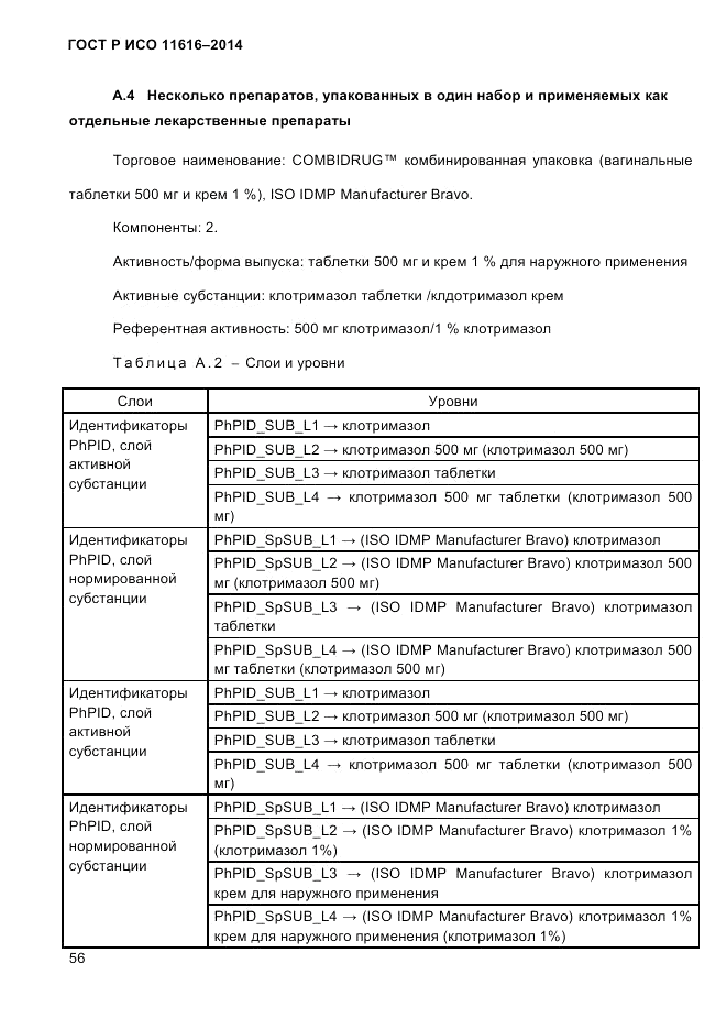 ГОСТ Р ИСО 11616-2014, страница 65