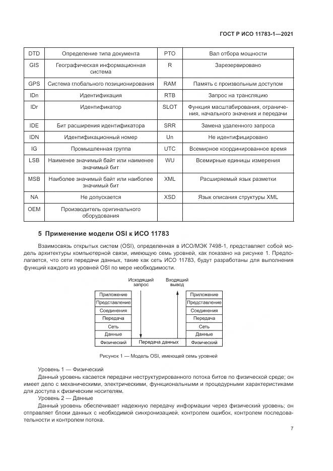 ГОСТ Р ИСО 11783-1-2021, страница 11
