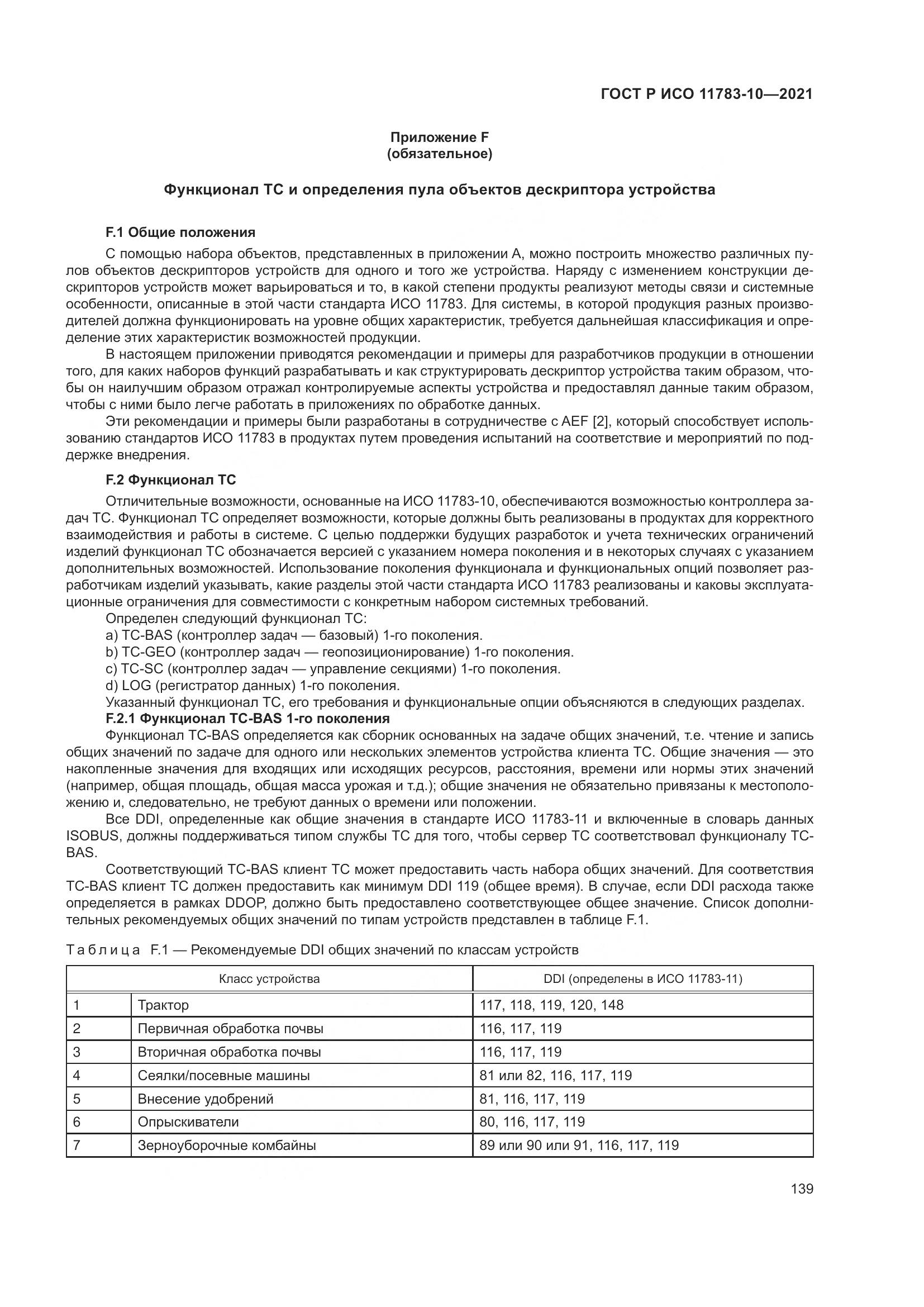 ГОСТ Р ИСО 11783-10-2021, страница 143
