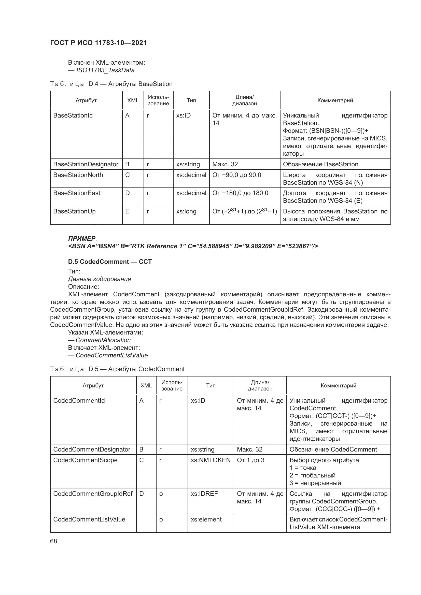 ГОСТ Р ИСО 11783-10-2021, страница 72