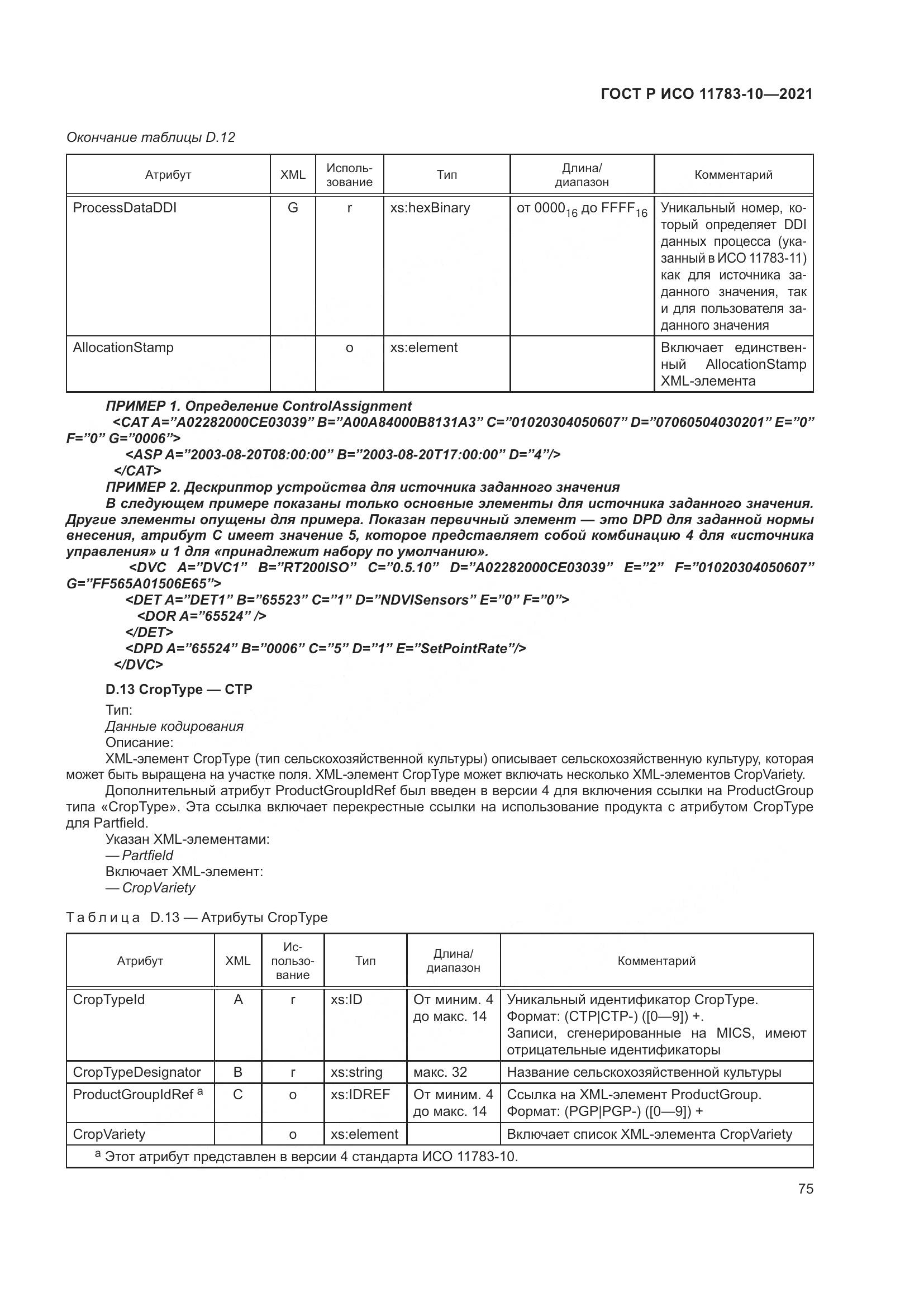 ГОСТ Р ИСО 11783-10-2021, страница 79
