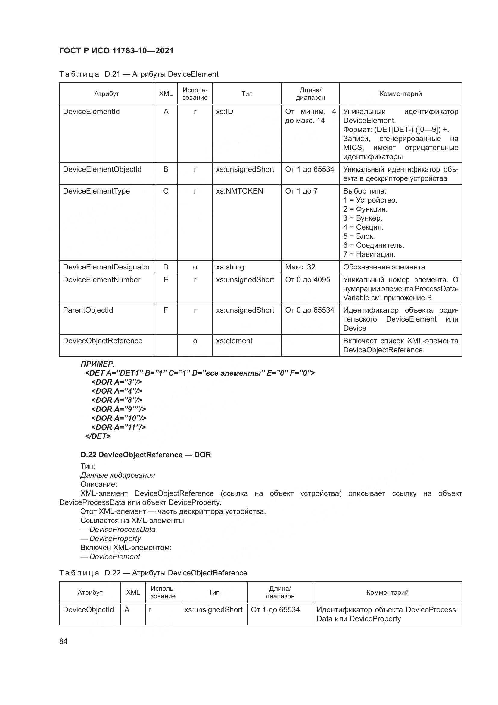 ГОСТ Р ИСО 11783-10-2021, страница 88