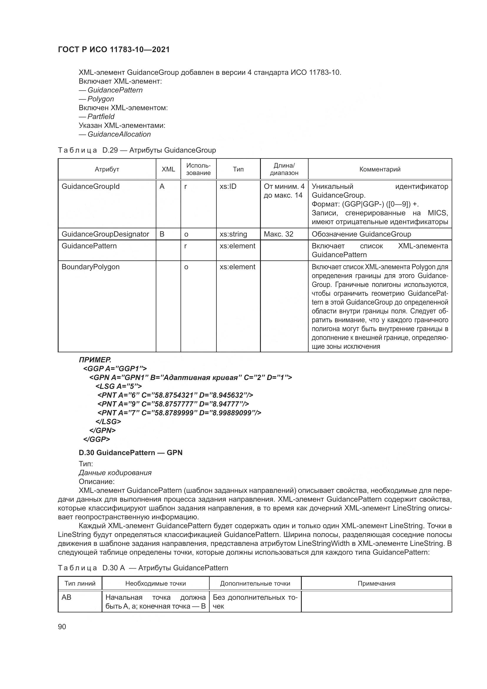 ГОСТ Р ИСО 11783-10-2021, страница 94