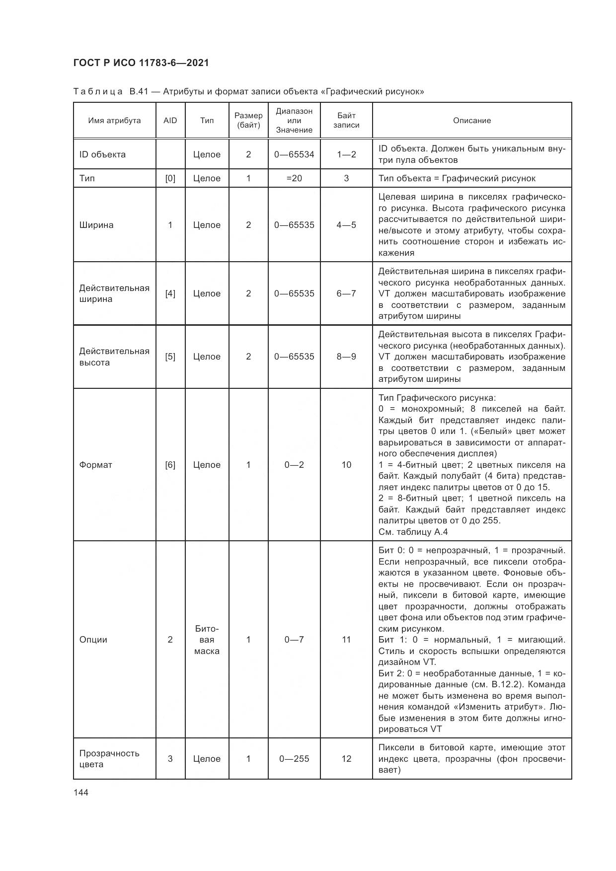 ГОСТ Р ИСО 11783-6-2021, страница 148