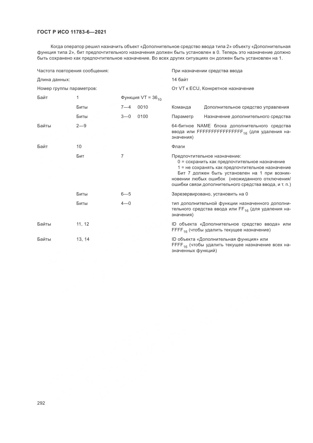 ГОСТ Р ИСО 11783-6-2021, страница 296