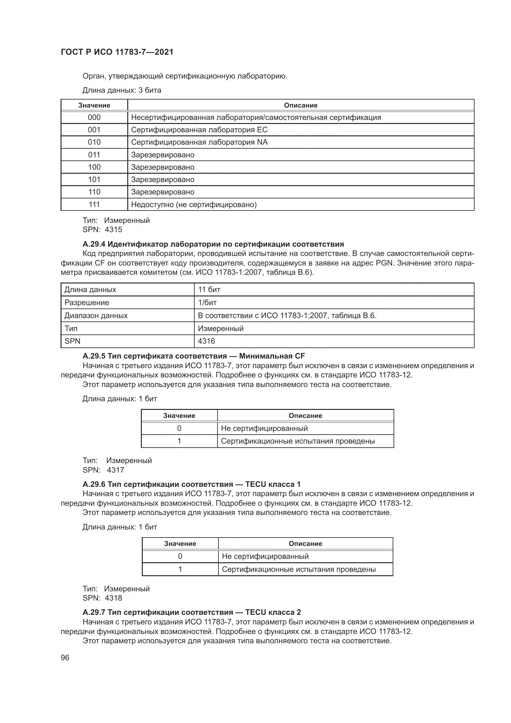 ГОСТ Р ИСО 11783-7-2021, страница 100