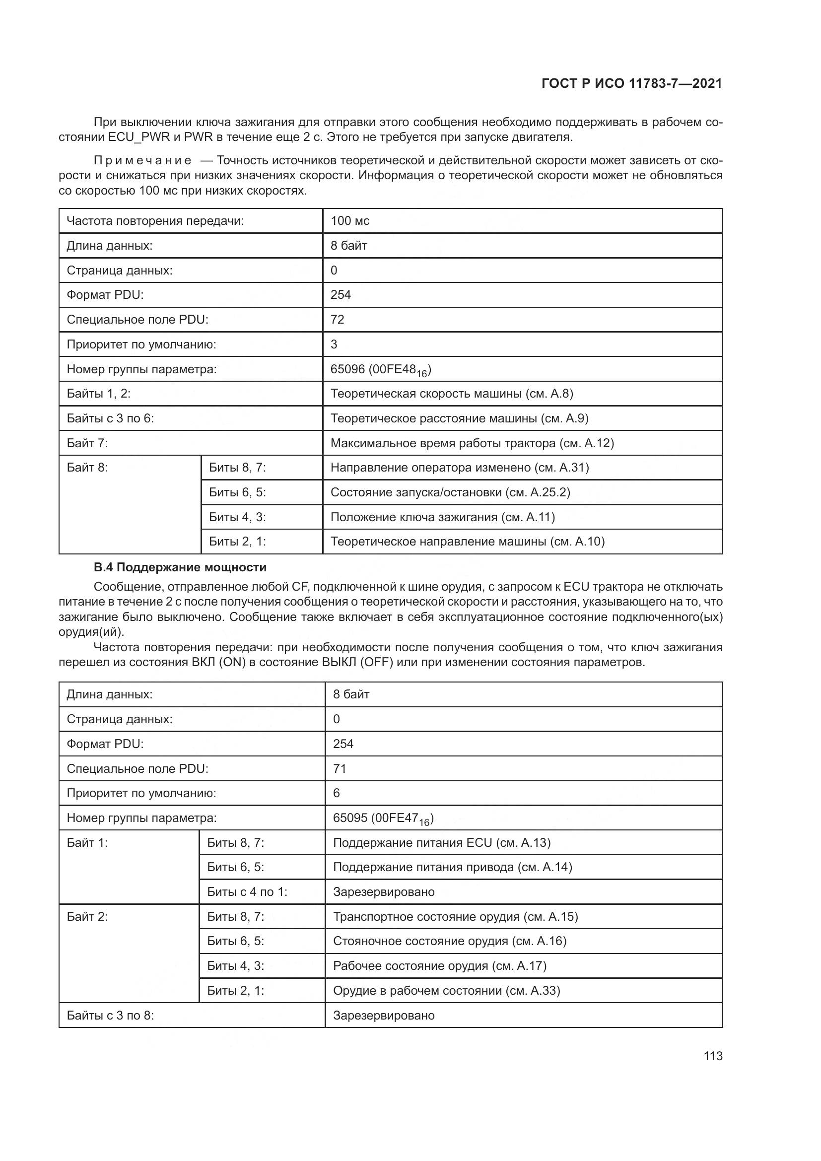 ГОСТ Р ИСО 11783-7-2021, страница 117
