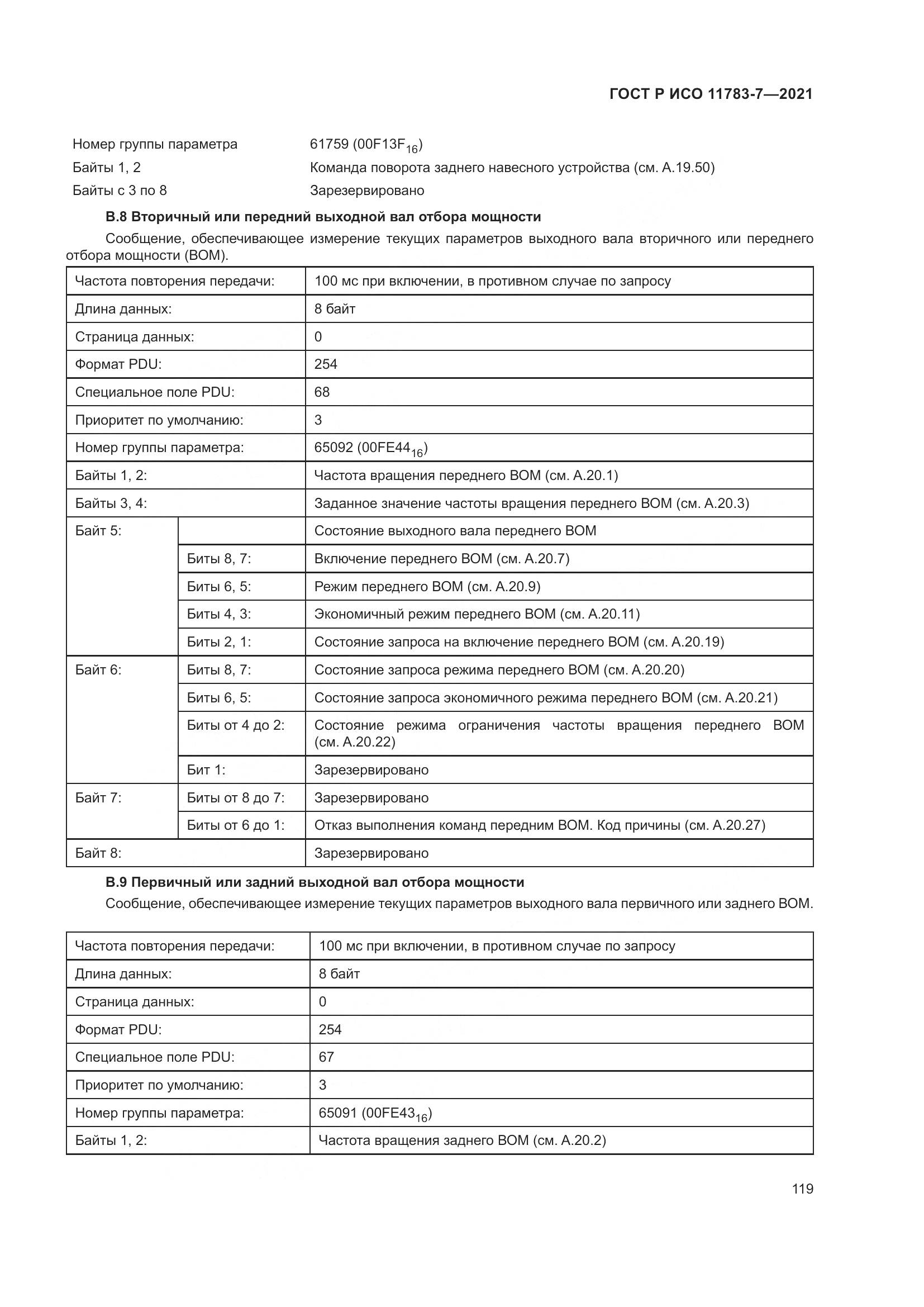 ГОСТ Р ИСО 11783-7-2021, страница 123