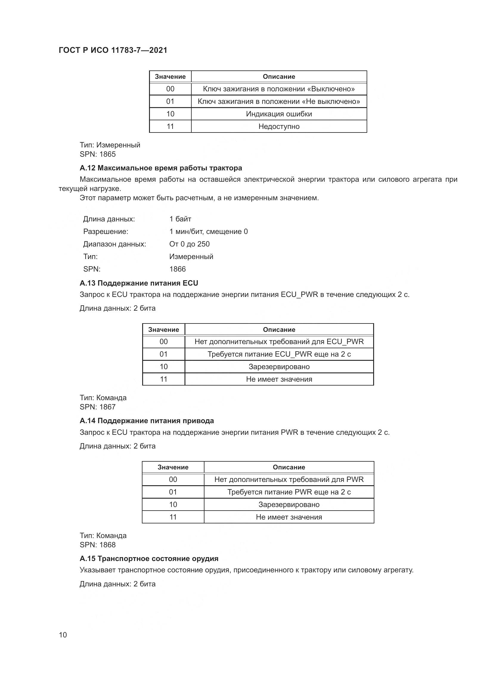 ГОСТ Р ИСО 11783-7-2021, страница 14