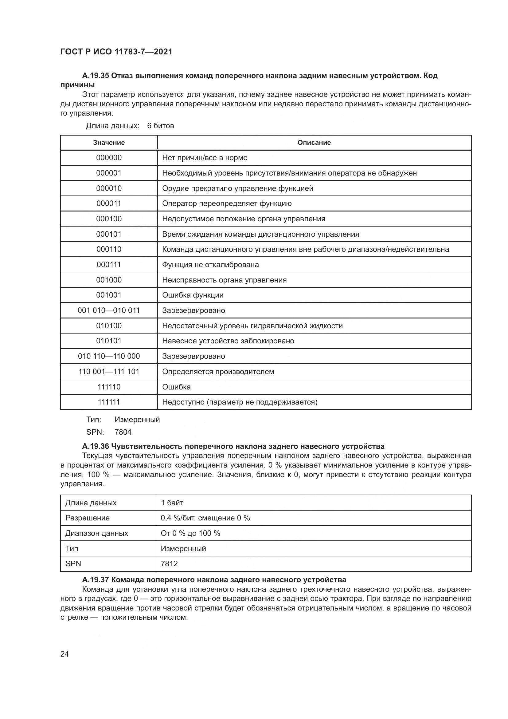 ГОСТ Р ИСО 11783-7-2021, страница 28