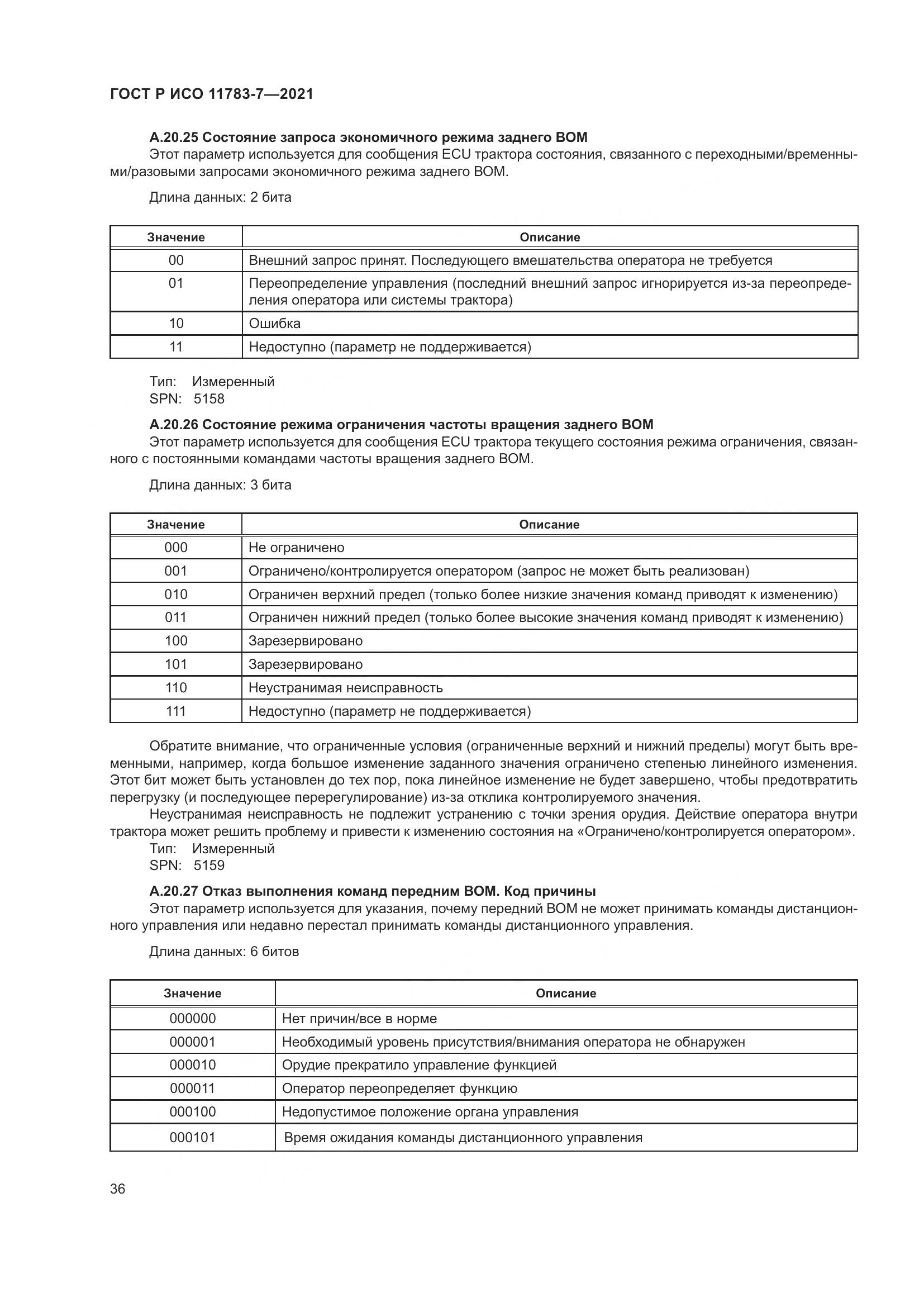 ГОСТ Р ИСО 11783-7-2021, страница 40