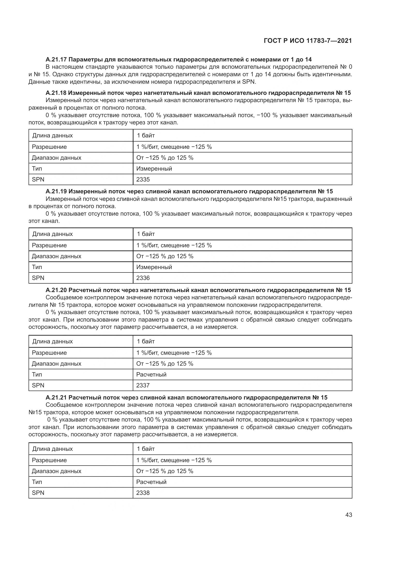 ГОСТ Р ИСО 11783-7-2021, страница 47