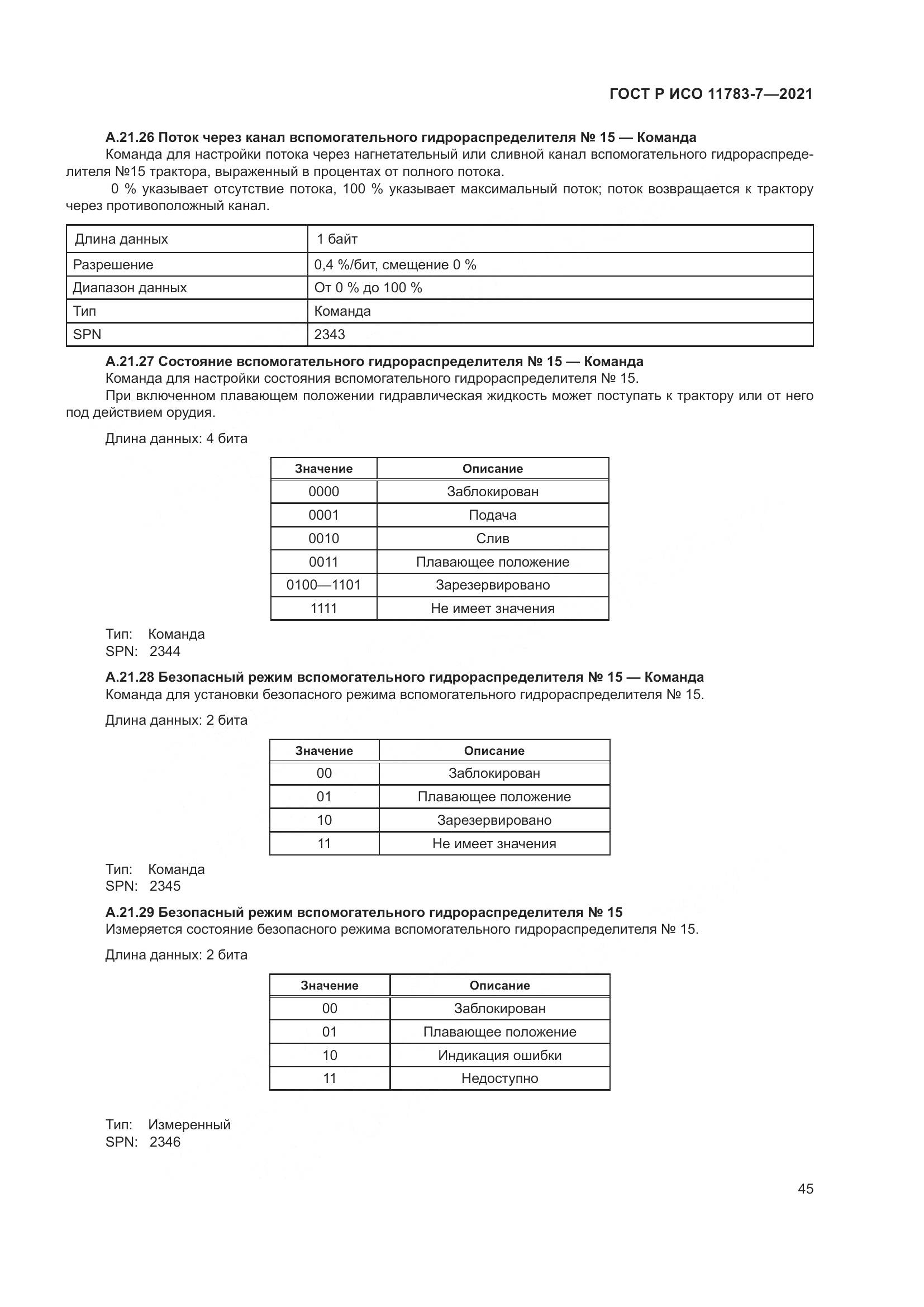 ГОСТ Р ИСО 11783-7-2021, страница 49