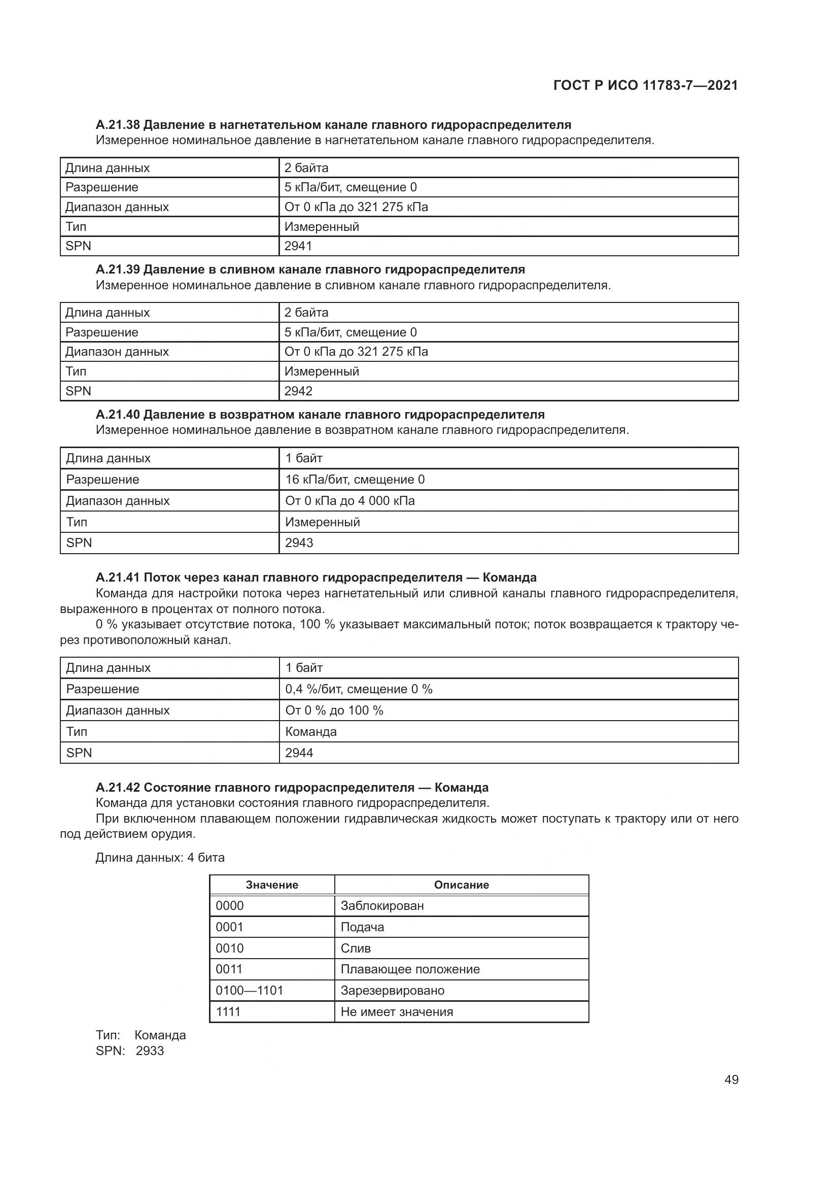 ГОСТ Р ИСО 11783-7-2021, страница 53