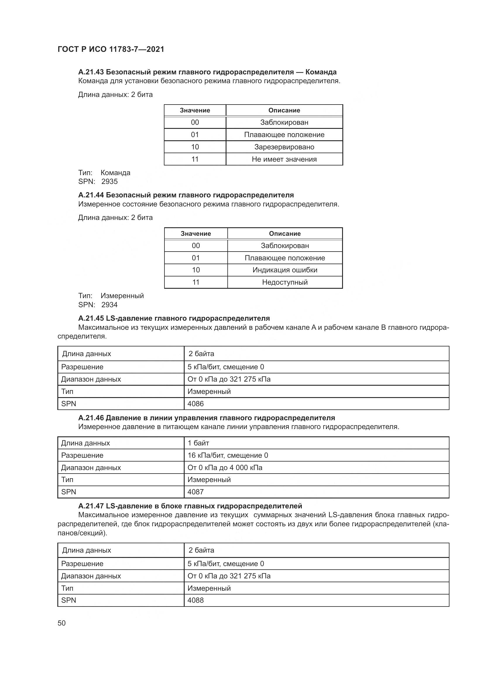 ГОСТ Р ИСО 11783-7-2021, страница 54