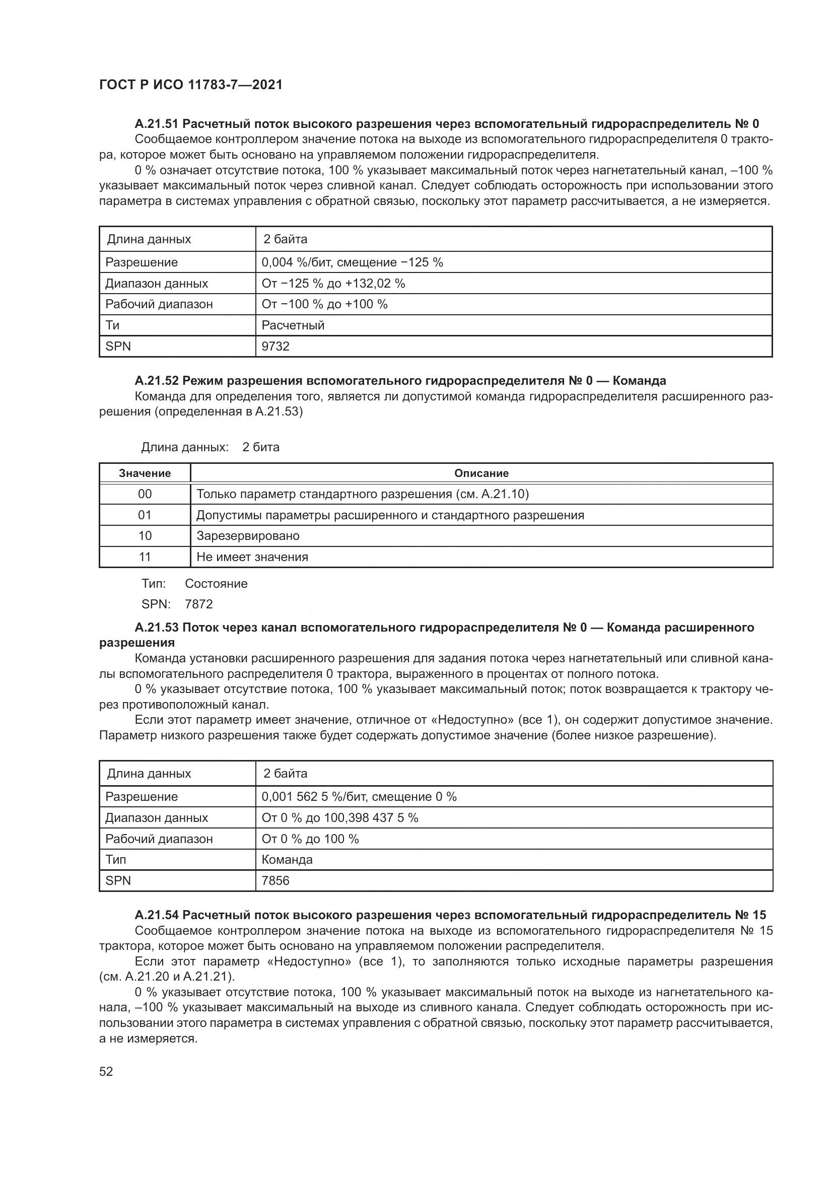 ГОСТ Р ИСО 11783-7-2021, страница 56
