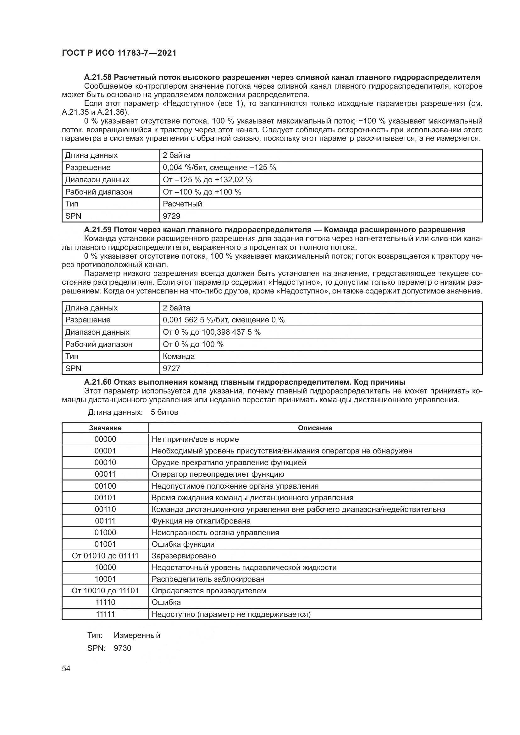 ГОСТ Р ИСО 11783-7-2021, страница 58