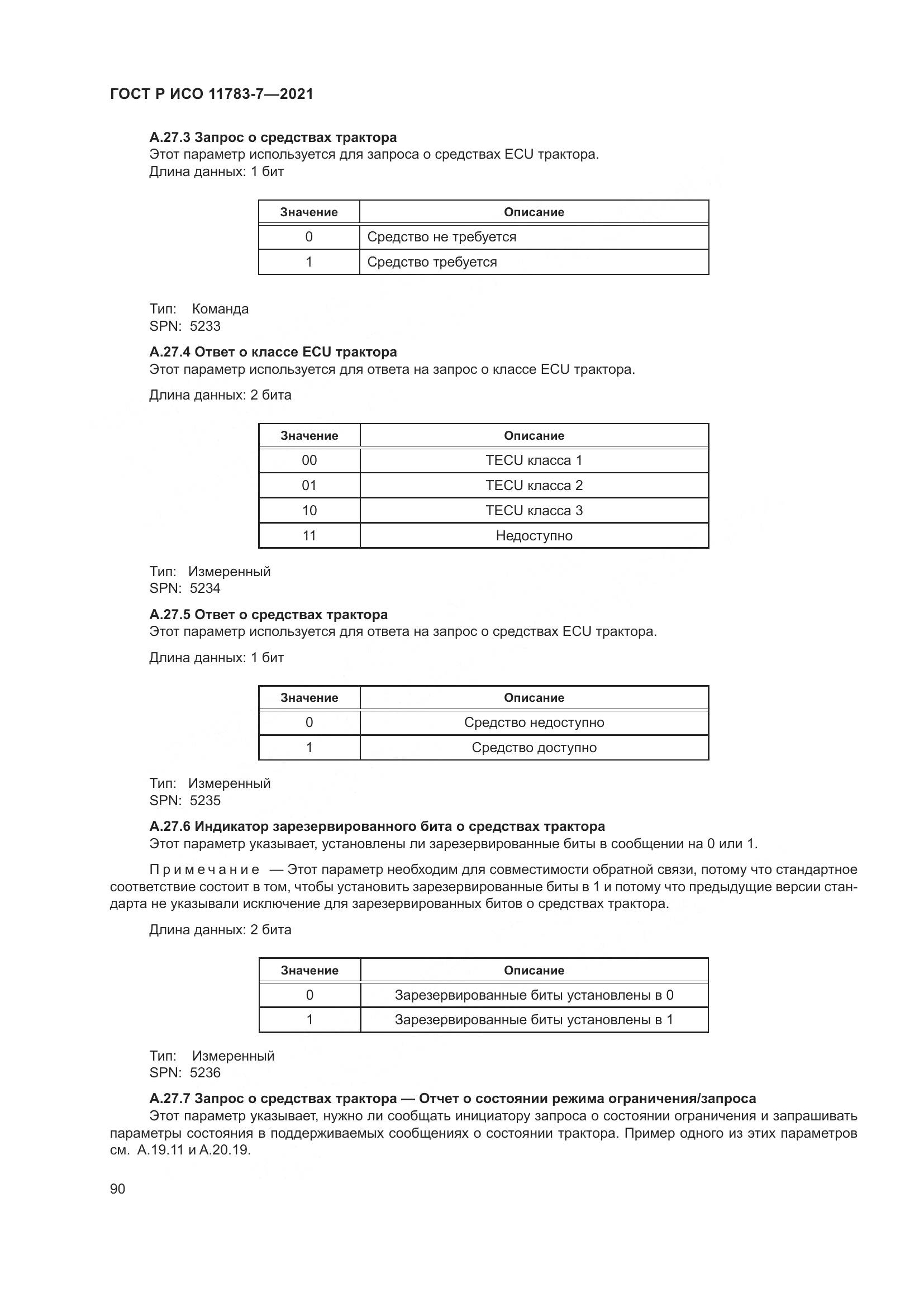 ГОСТ Р ИСО 11783-7-2021, страница 94