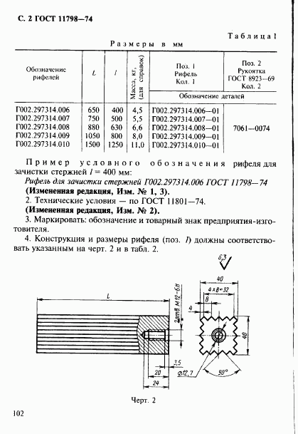 ГОСТ 11798-74, страница 2