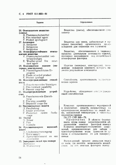 ГОСТ 12.1.033-81, страница 4