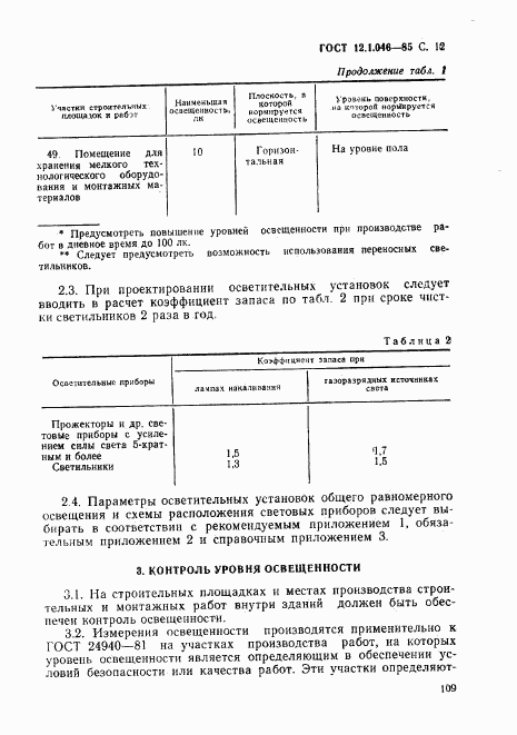 ГОСТ 12.1.046-85, страница 12