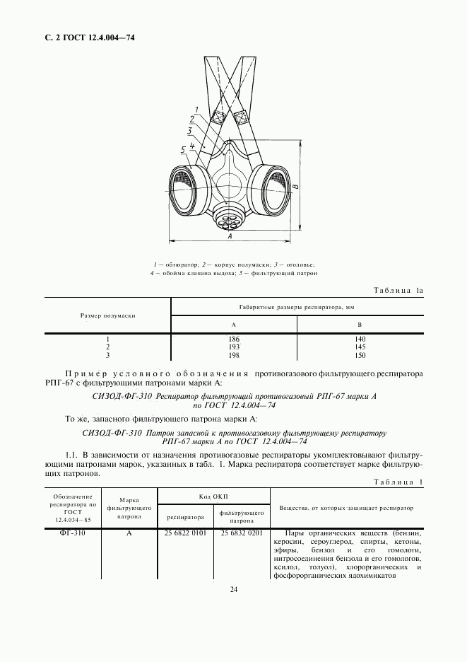 ГОСТ 12.4.004-74, страница 2