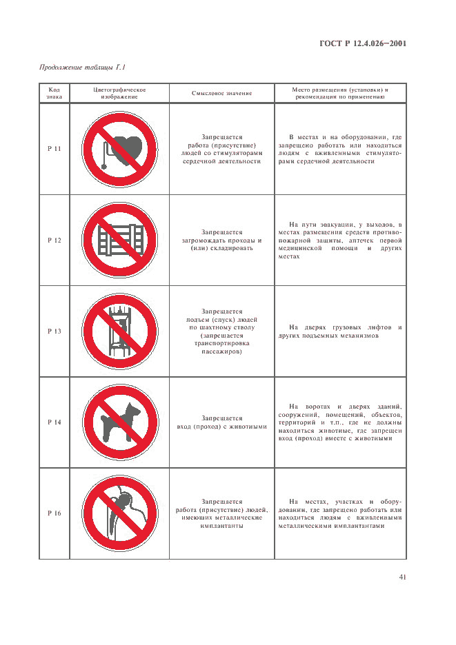ГОСТ Р 12.4.026-2001, страница 44