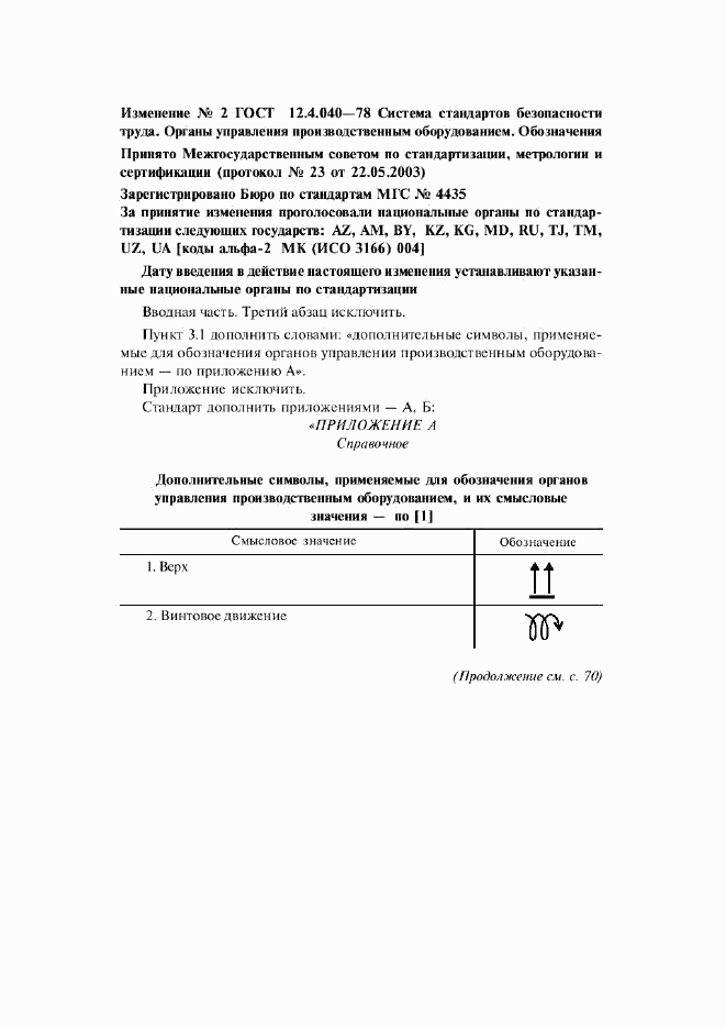 ГОСТ 12.4.040-78, страница 20