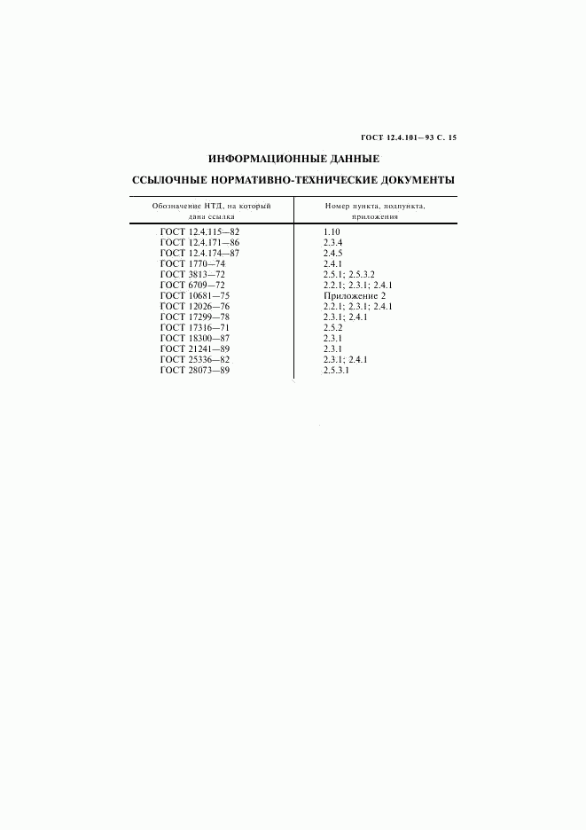 ГОСТ 12.4.101-93, страница 17