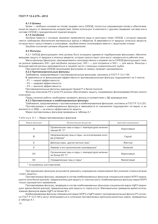 ГОСТ Р 12.4.279-2012, страница 18