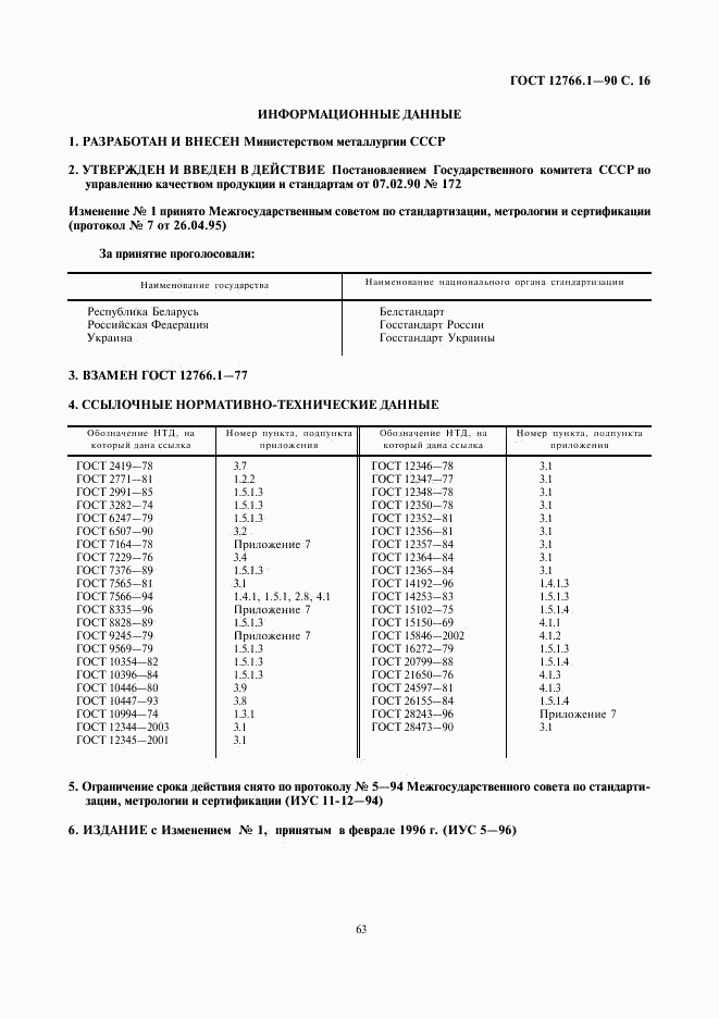 ГОСТ 12766.1-90, страница 16